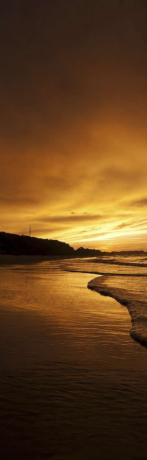 Atardecer en el mar del norte peruano, inspiración de la Colección Huacura